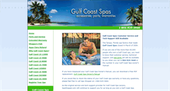 Desktop Screenshot of gulfcoast-spas.com
